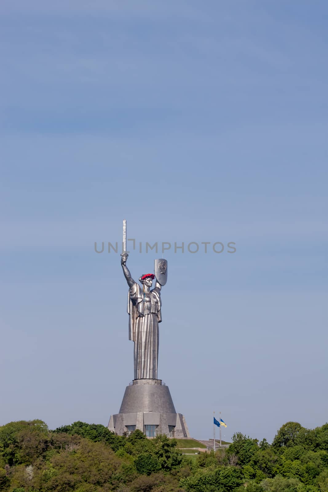 Motherland monument in Kiev by Chechotkin