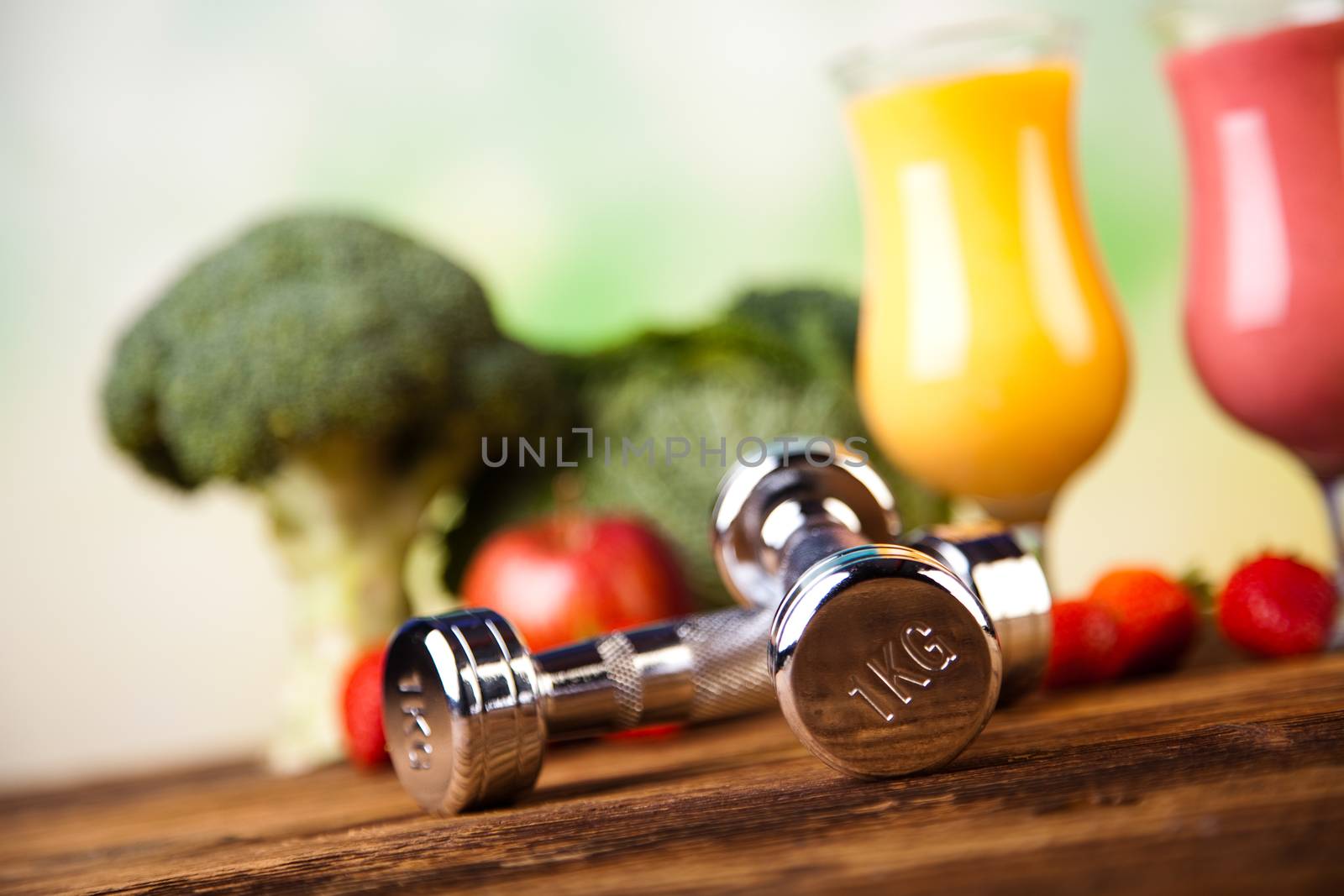 Smoothie diet, healthy and fresh