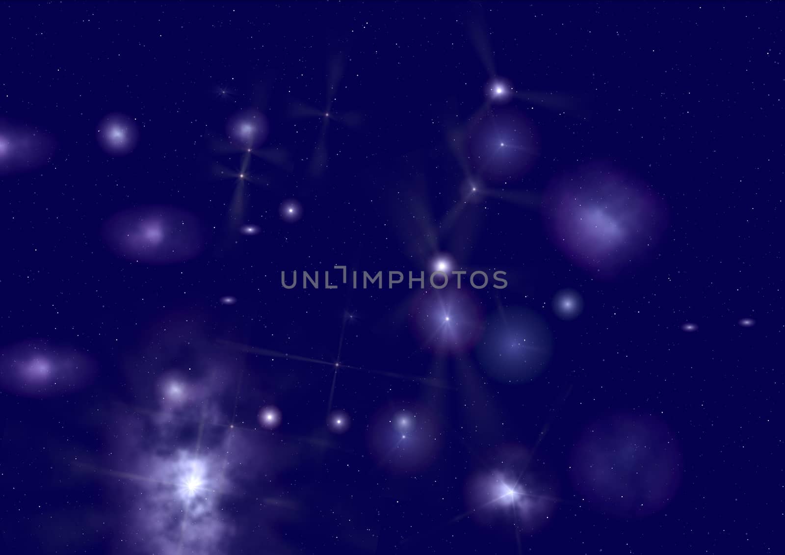 Small part of an infinite star field of space in the Universe. "Elements of this image furnished by NASA".