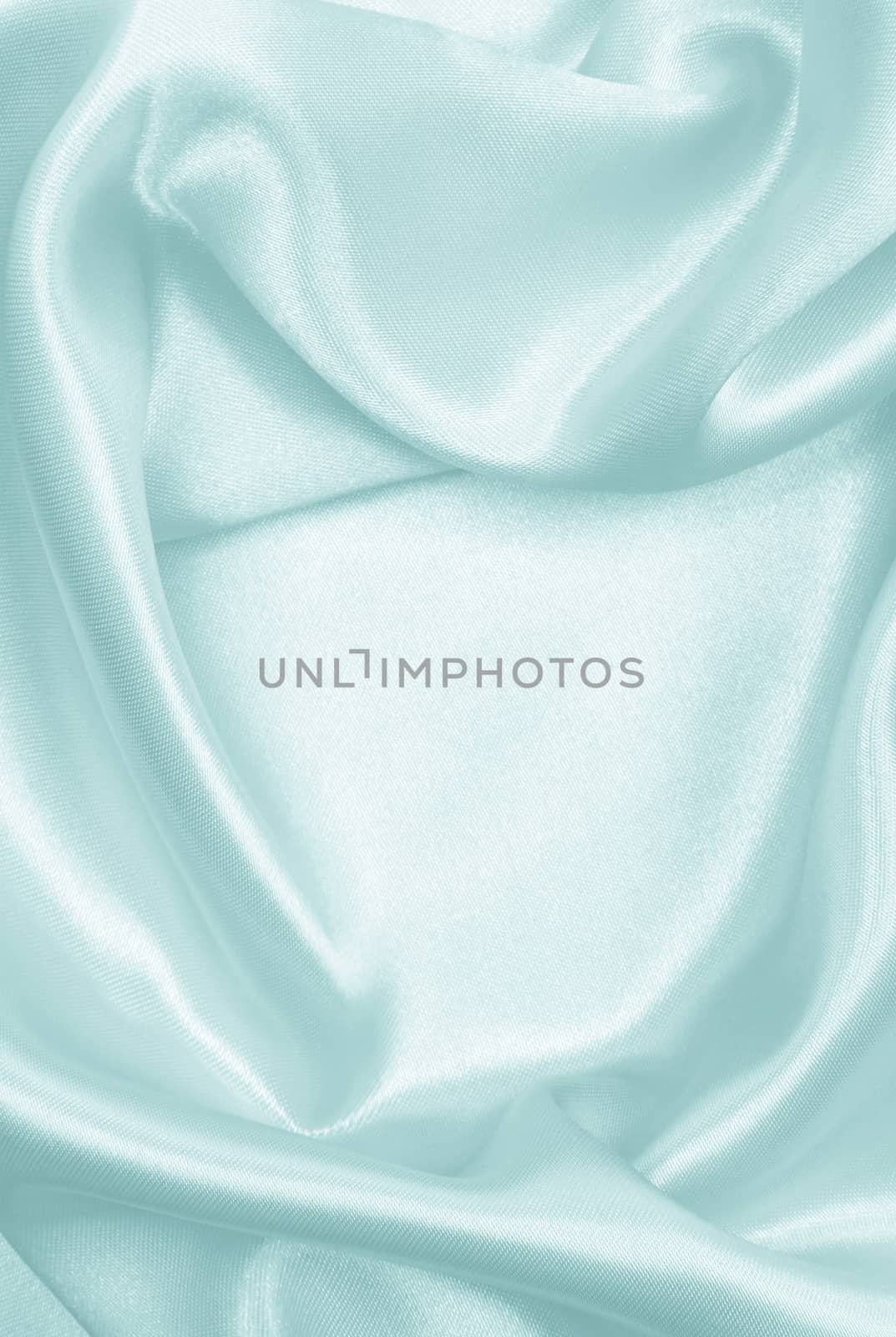 Smooth elegant blue silk or satin can use as background 