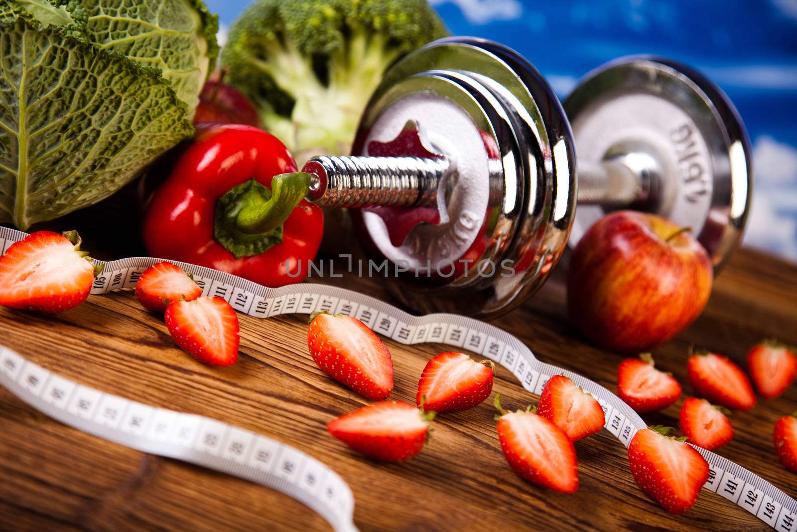 Weight loss, fitness, healthy and fresh