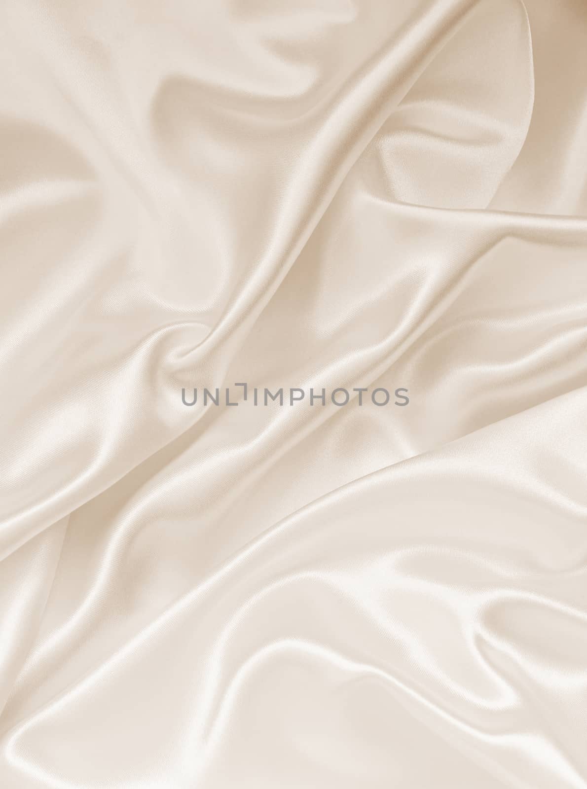 Smooth elegant golden silk can use as wedding background. In Sepia toned. Retro style