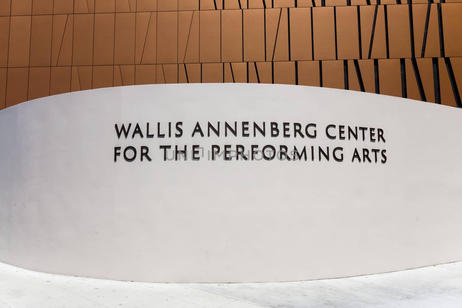 BEVERLY HILLS, CA/USA - MAY 10, 2015: The Wallis Annenberg Center for the Performing Arts. The Annenberg Center is a community arts center in Beverly Hills.