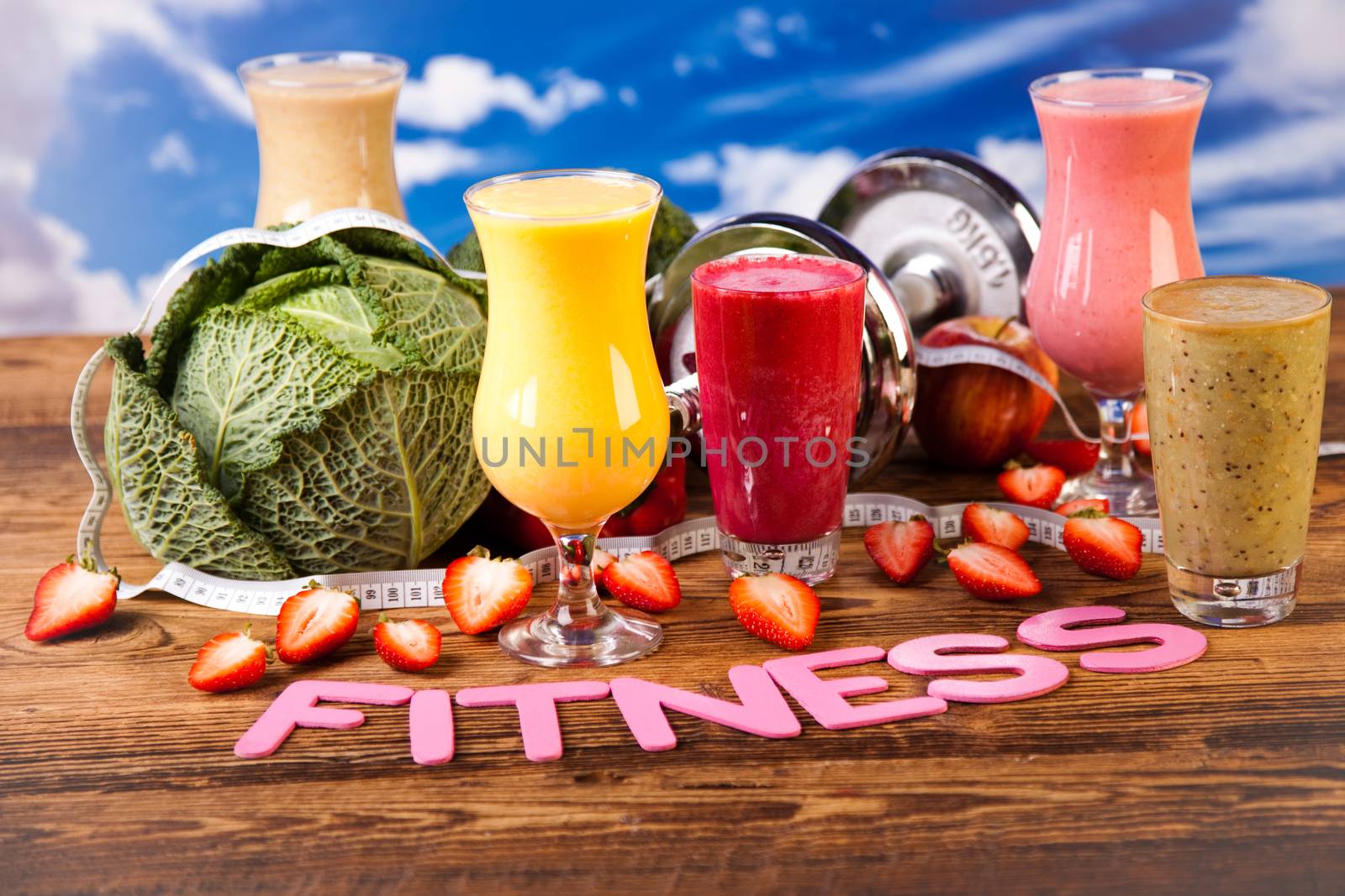 Weight loss, fitness, healthy and fresh