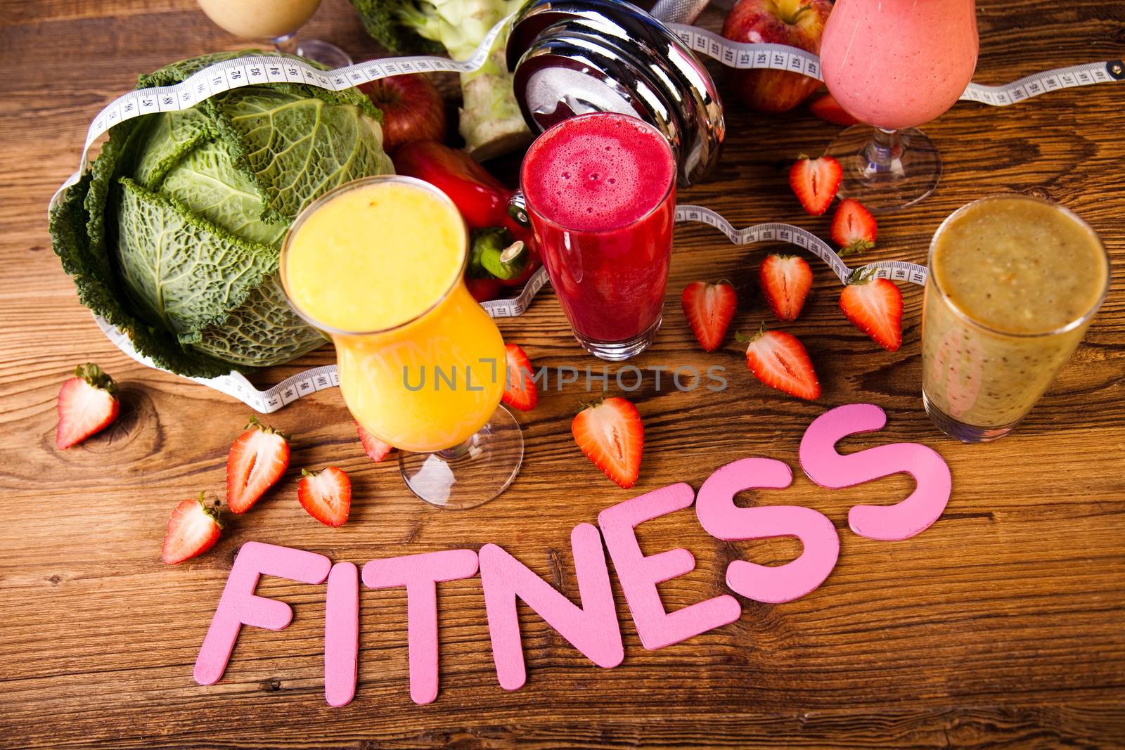 Weight loss, fitness, healthy and fresh