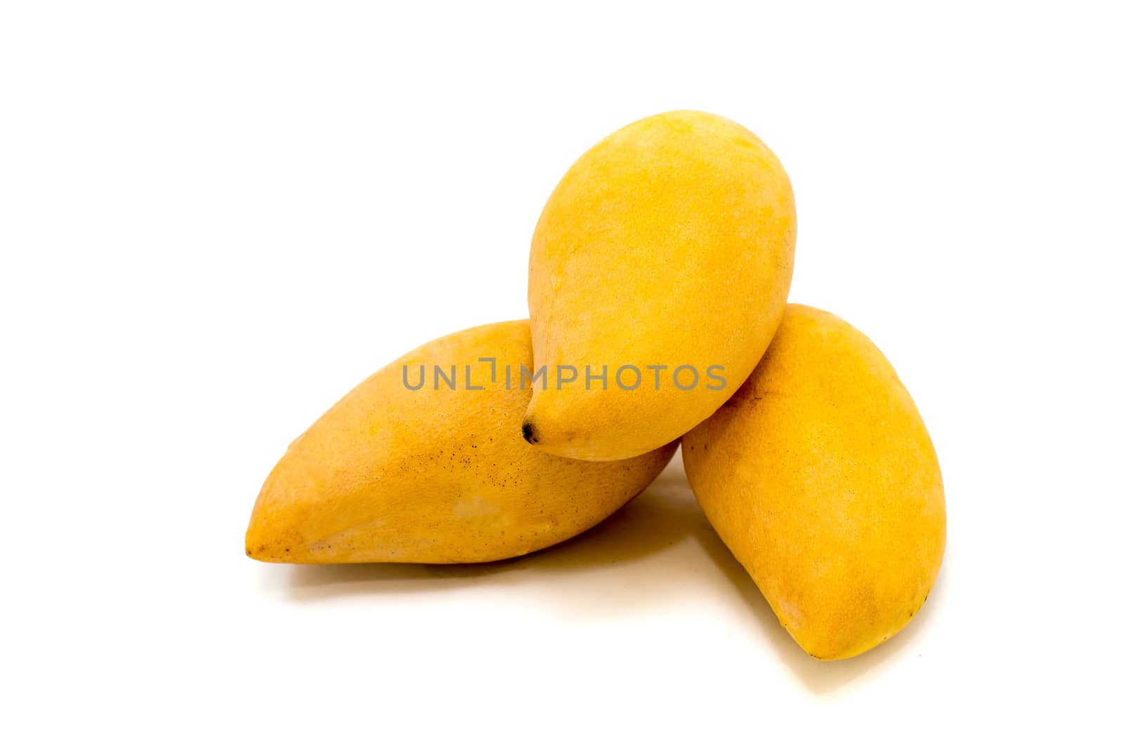 mango fruit isolated on white background by Yuri2012