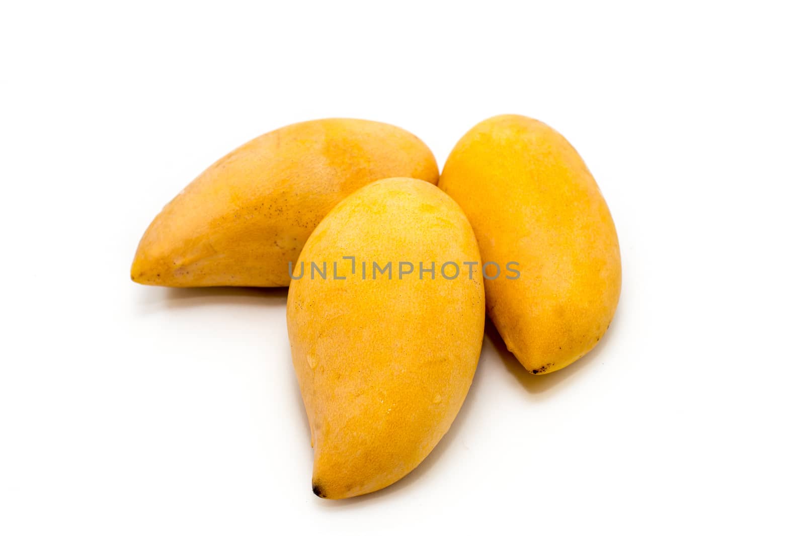 mango fruit isolated on white background by Yuri2012