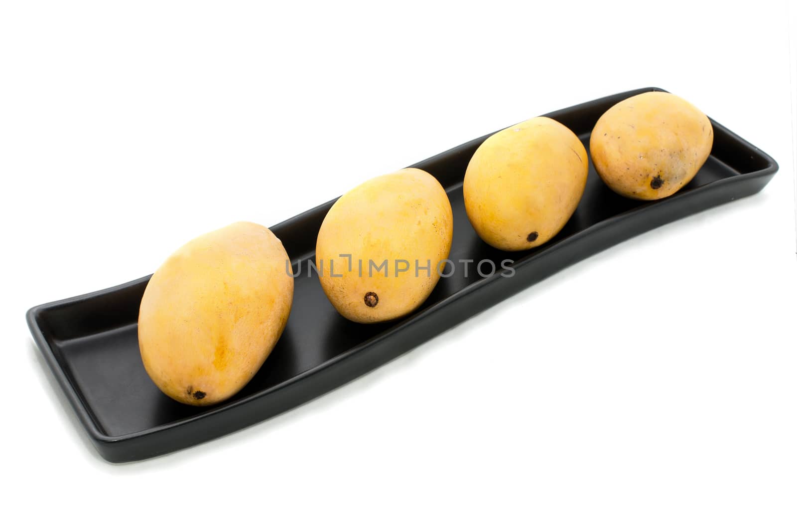 mango fruit isolated on white background,Thai fruit