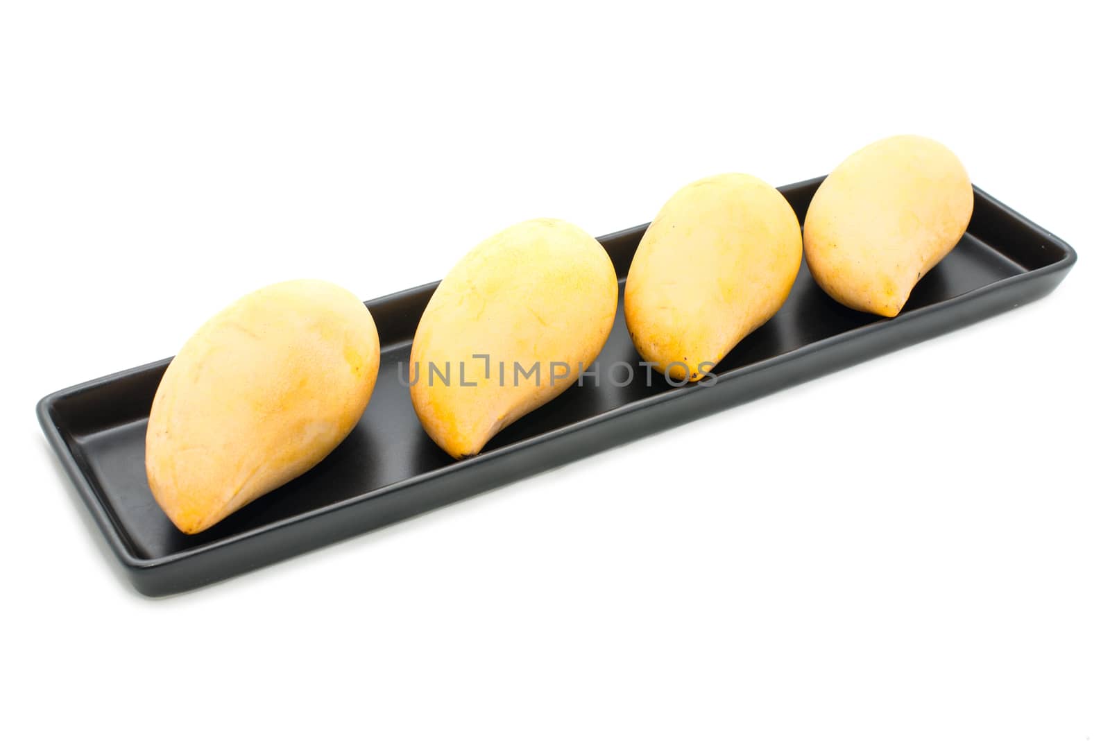 mango fruit isolated on white background,Thai fruit