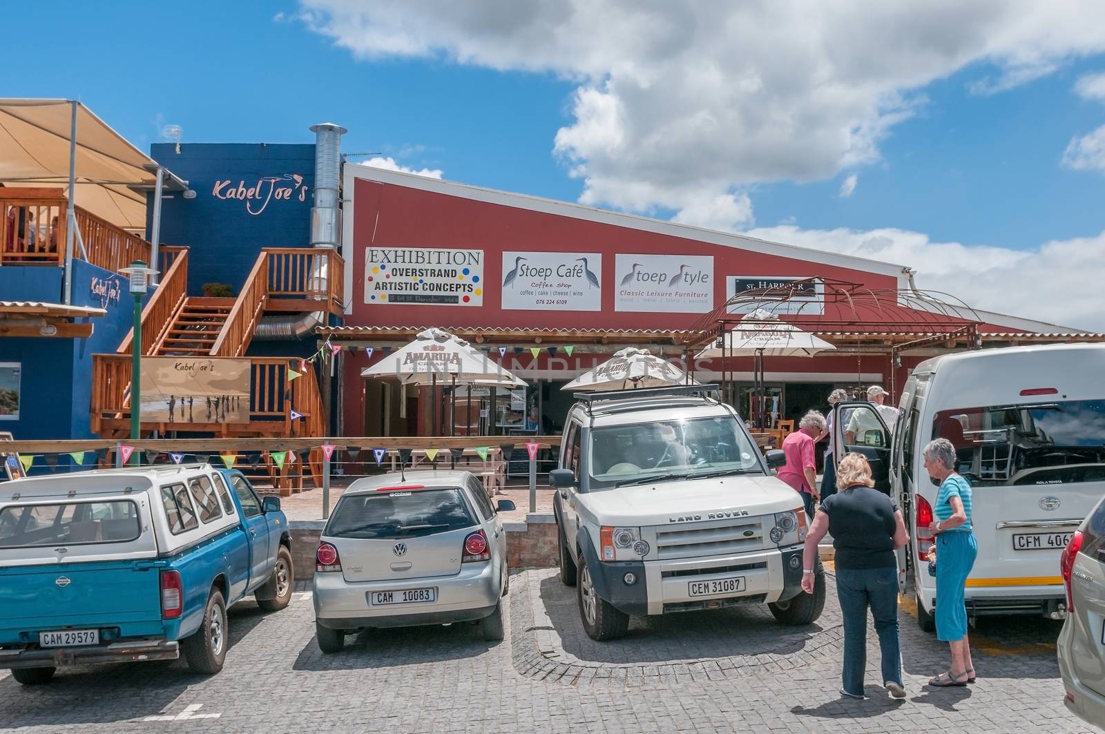 KLEINMOND, SOUTH AFRICA - DECEMBER 23, 2014: Street scene at the waterfront