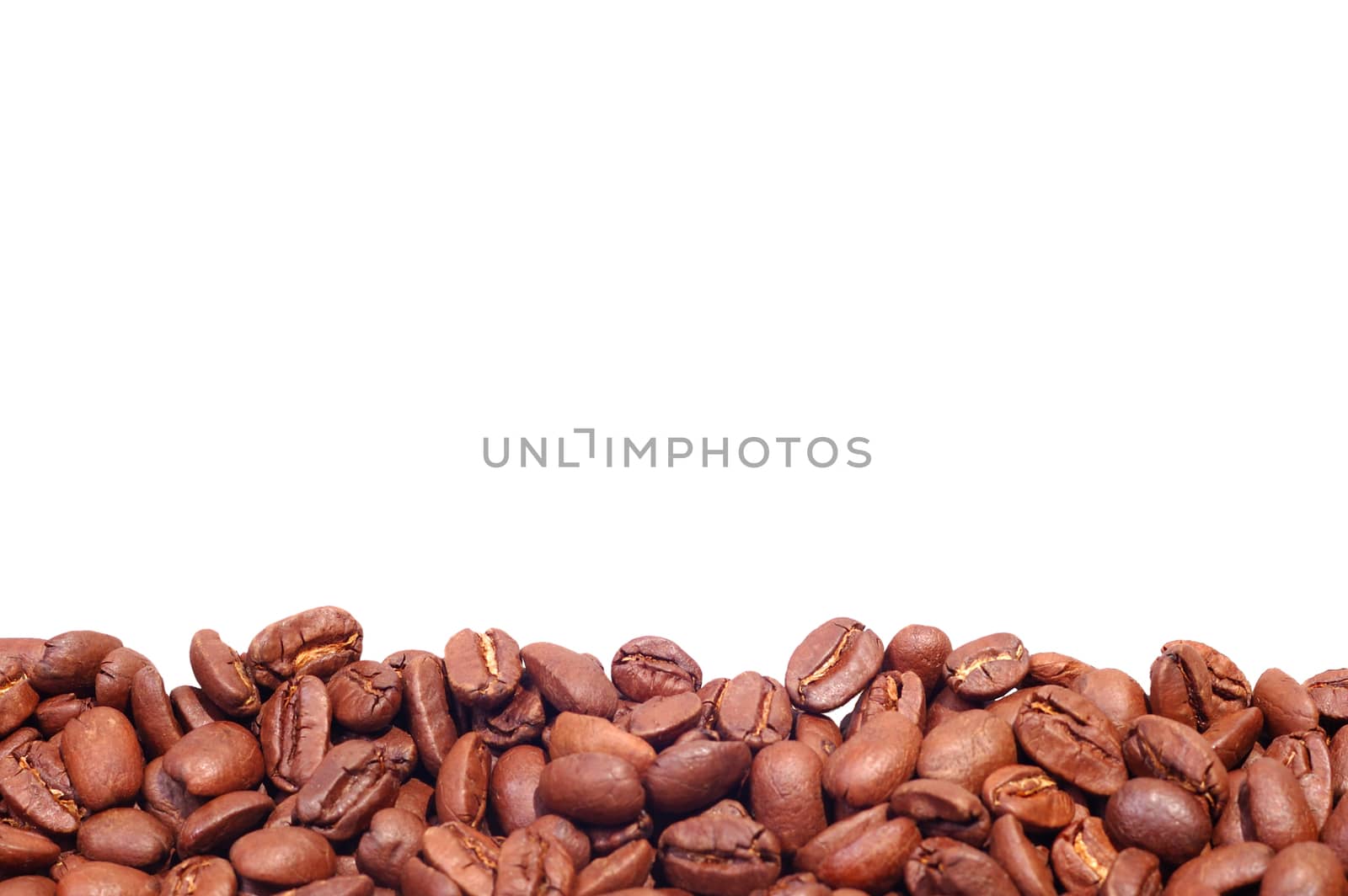 Coffee background. Isolated on white.
