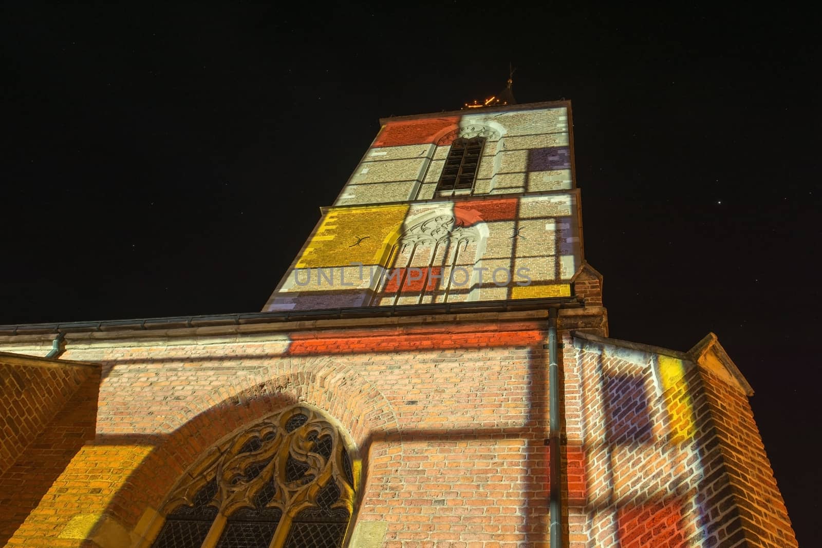 Church in the Netherlands in special lighting by Tofotografie