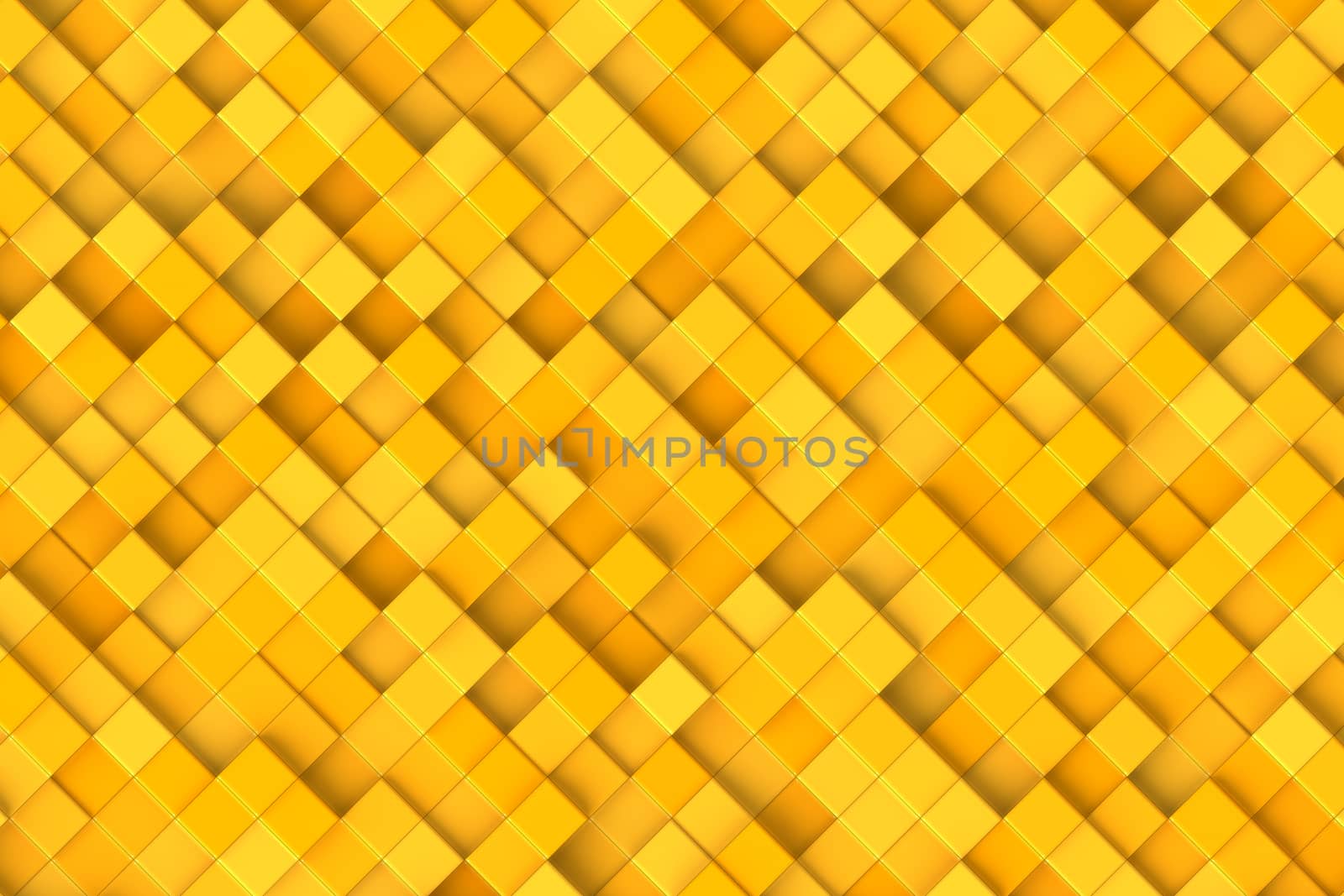 Abstract background, yellow cubes
