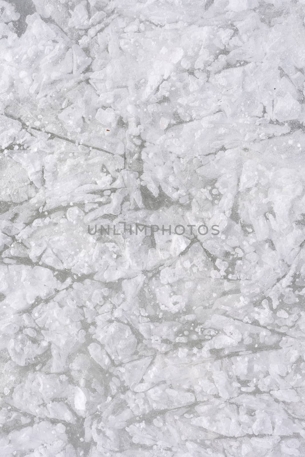 The Ice Background. Ice From Top Of