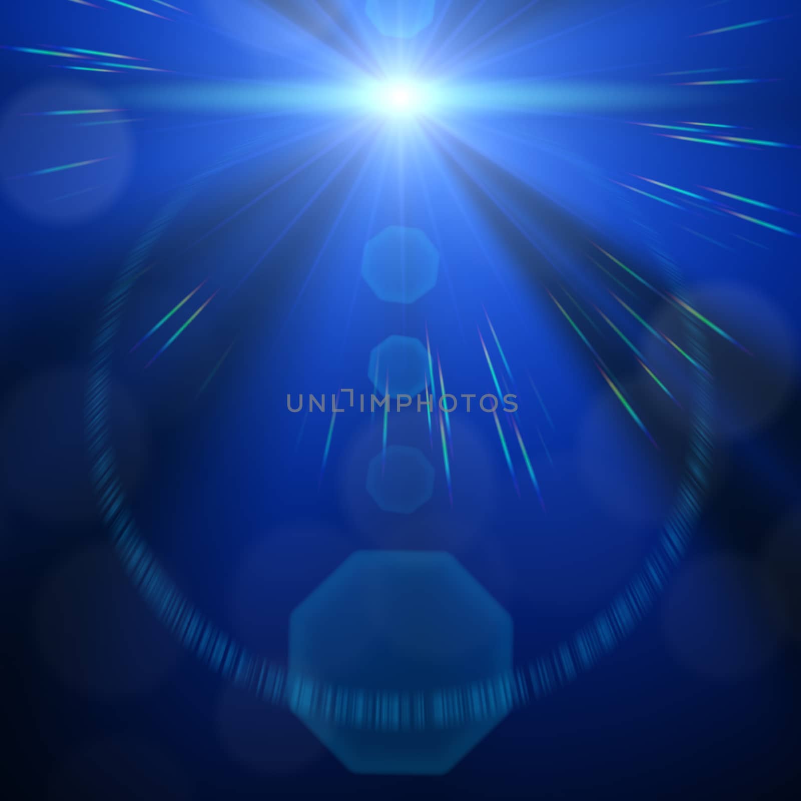 An image of a decorative lens flare background