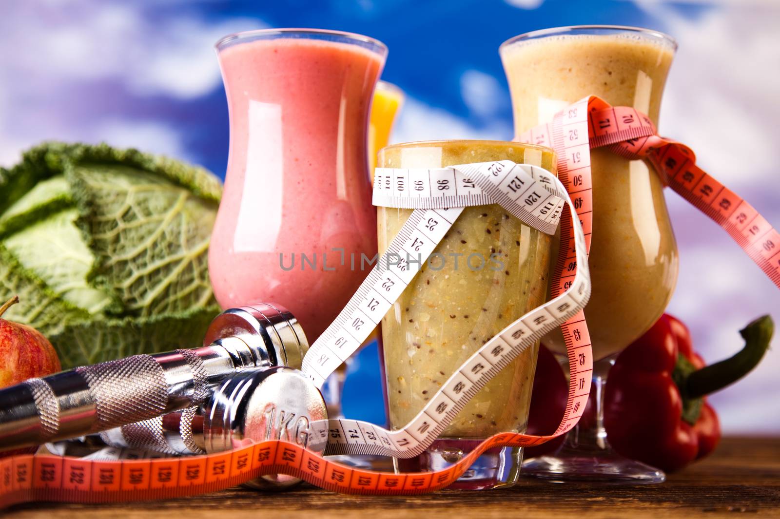 Sport diet, healthy and fresh