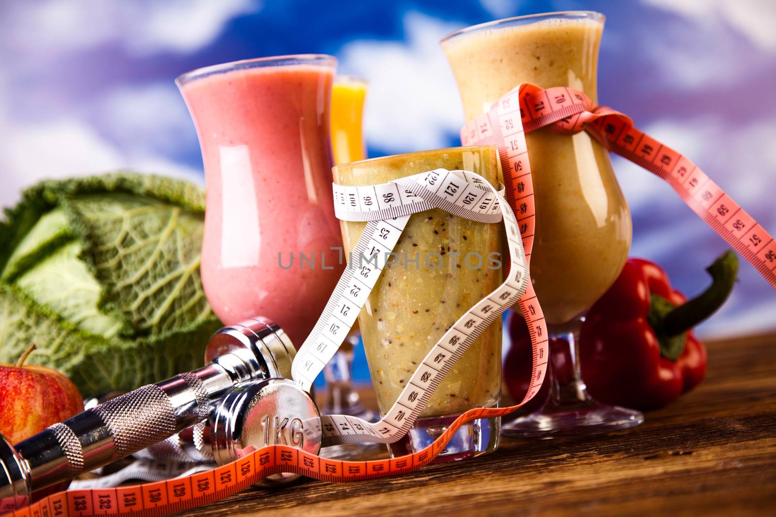 Sport diet, healthy and fresh