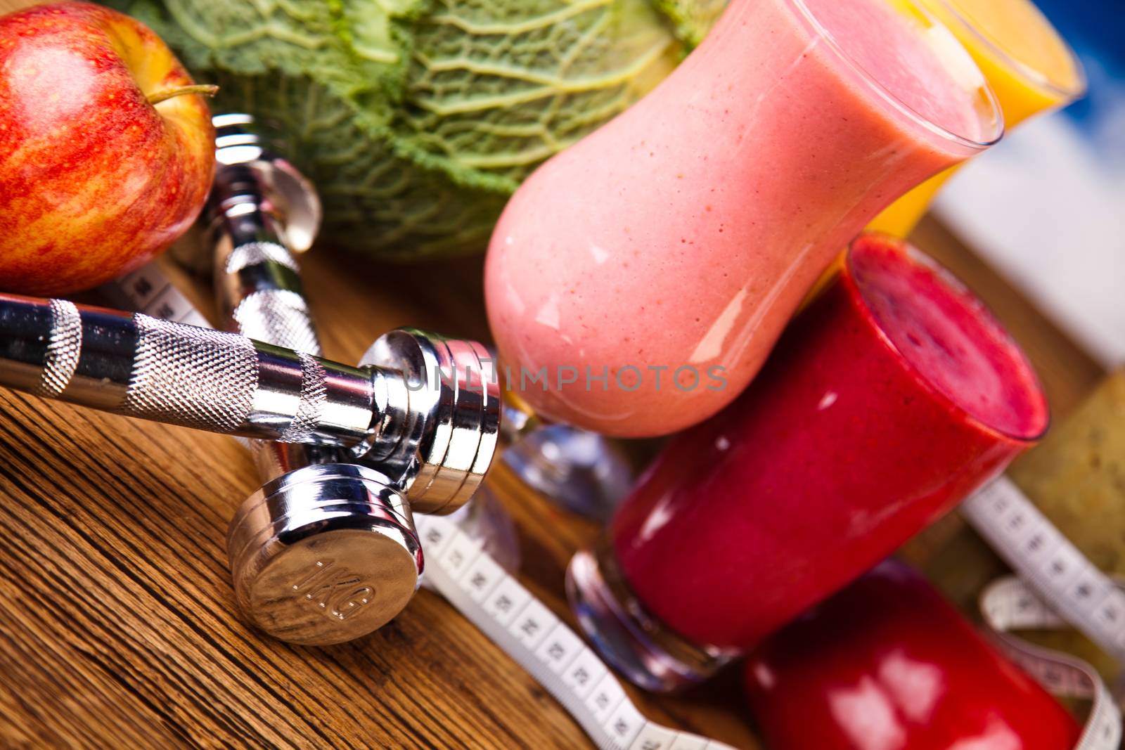 Sport diet, healthy and fresh