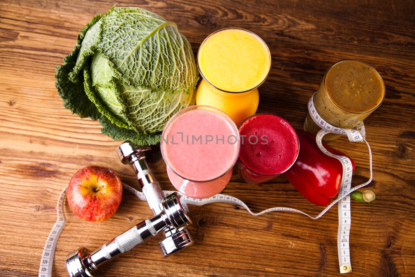 Sport diet, healthy and fresh