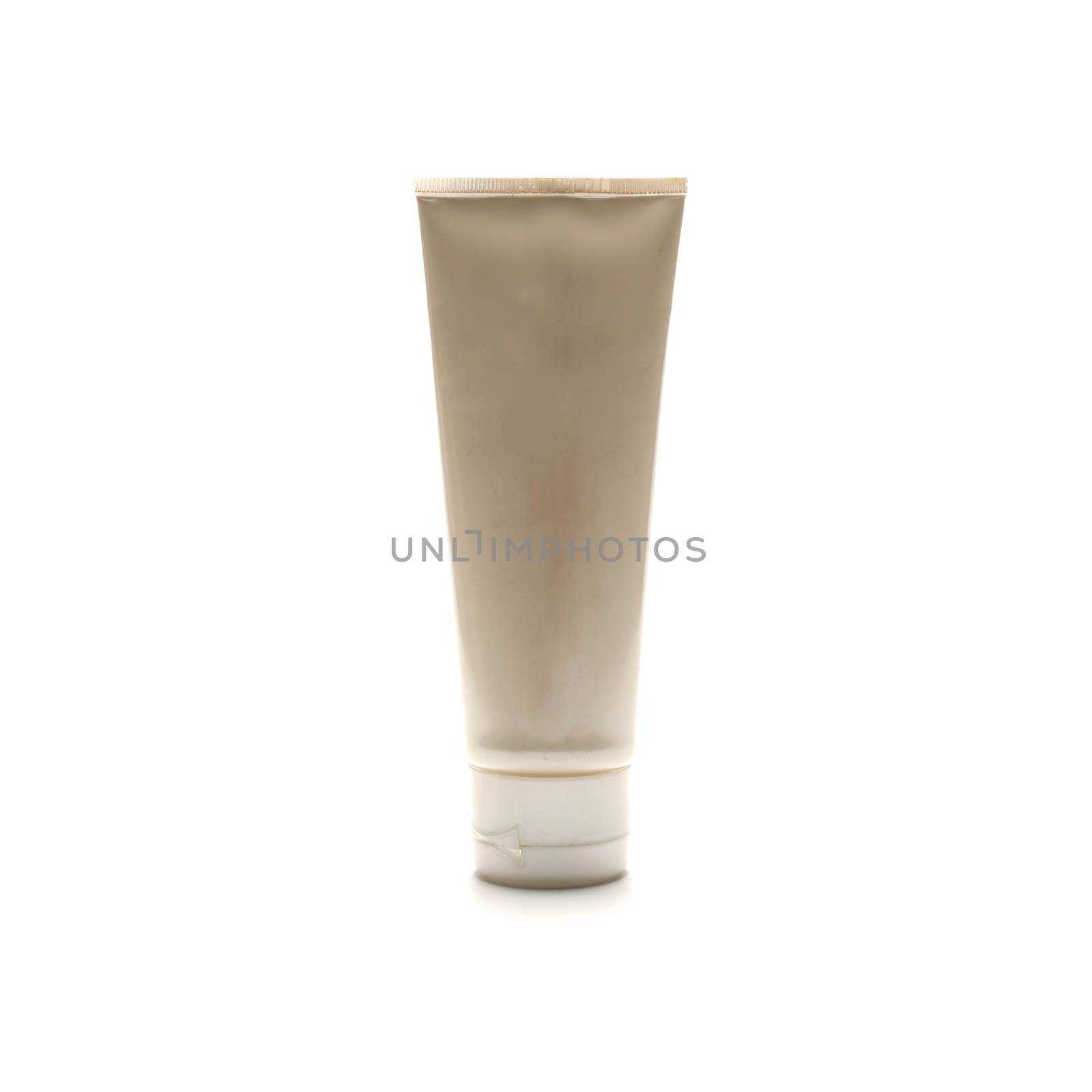 cosmetic tube isolated on white background