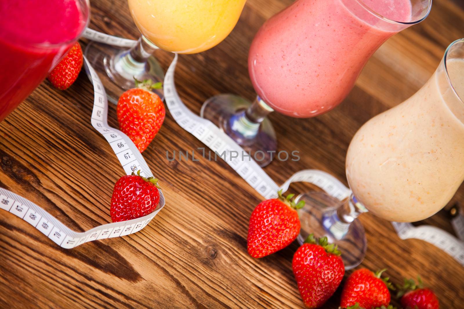 Healthy diet, protein shakes, sport and fitness