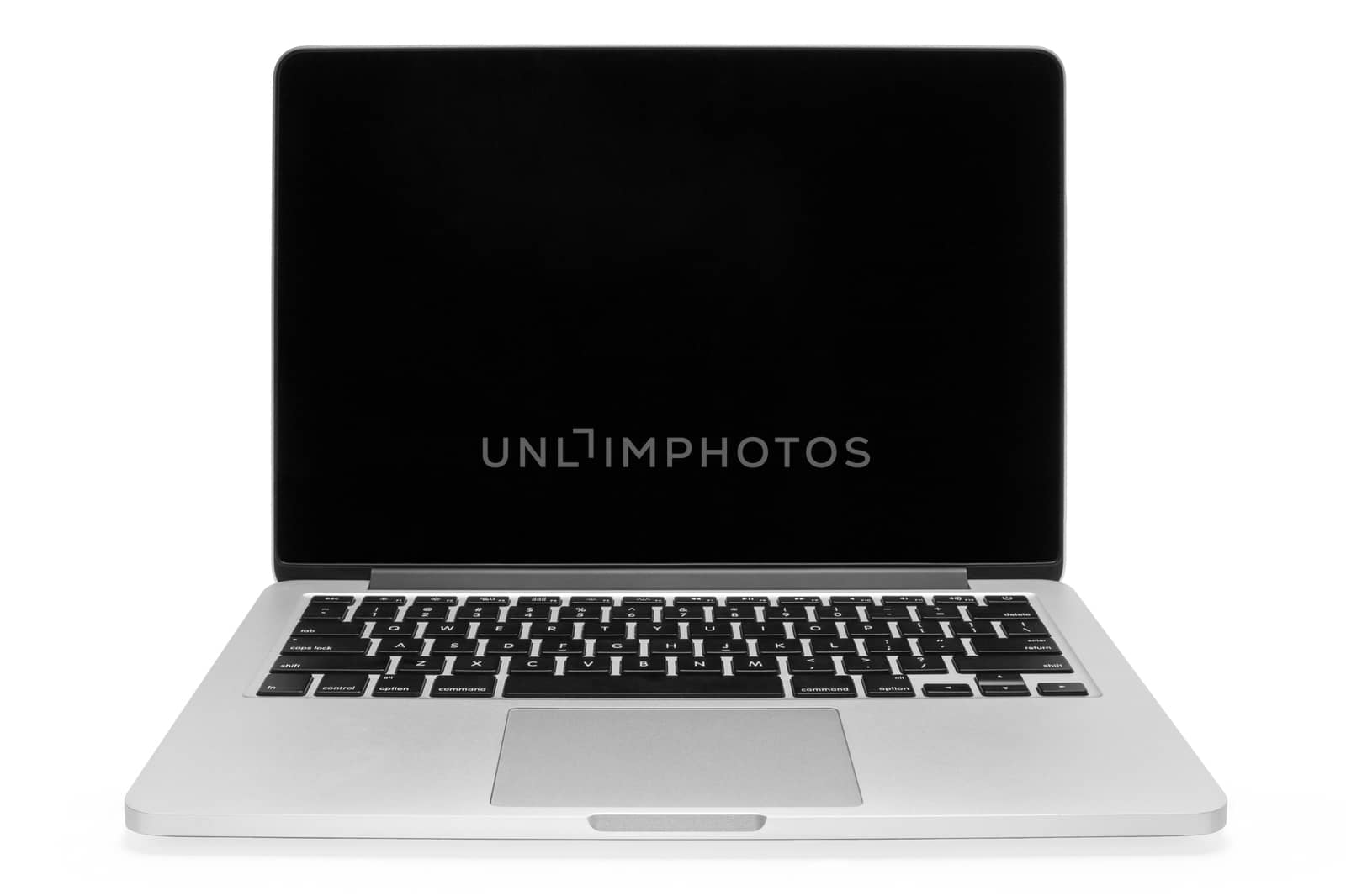 computer Laptop isolated on white background