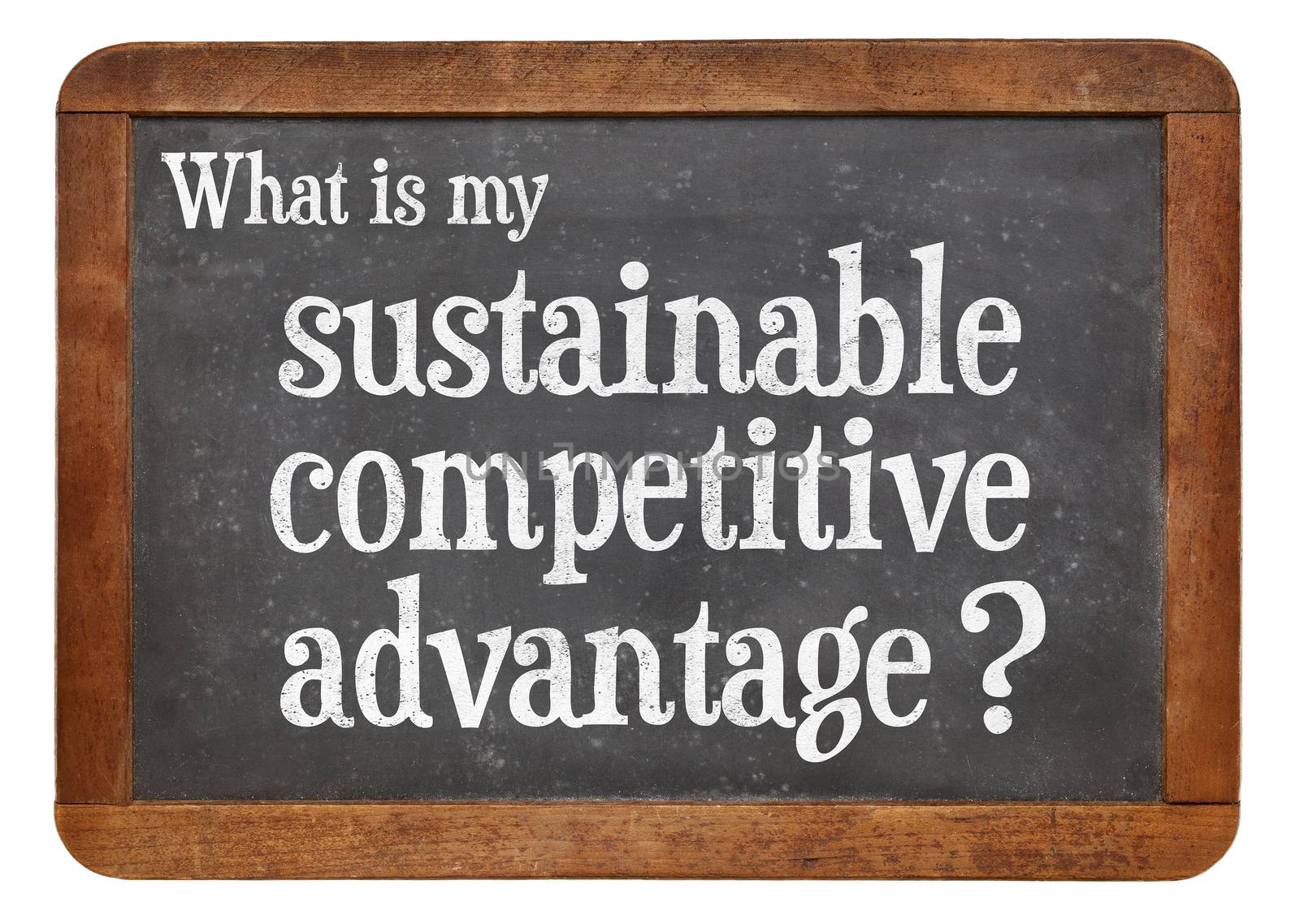 sustainable competitive advantage concept by PixelsAway