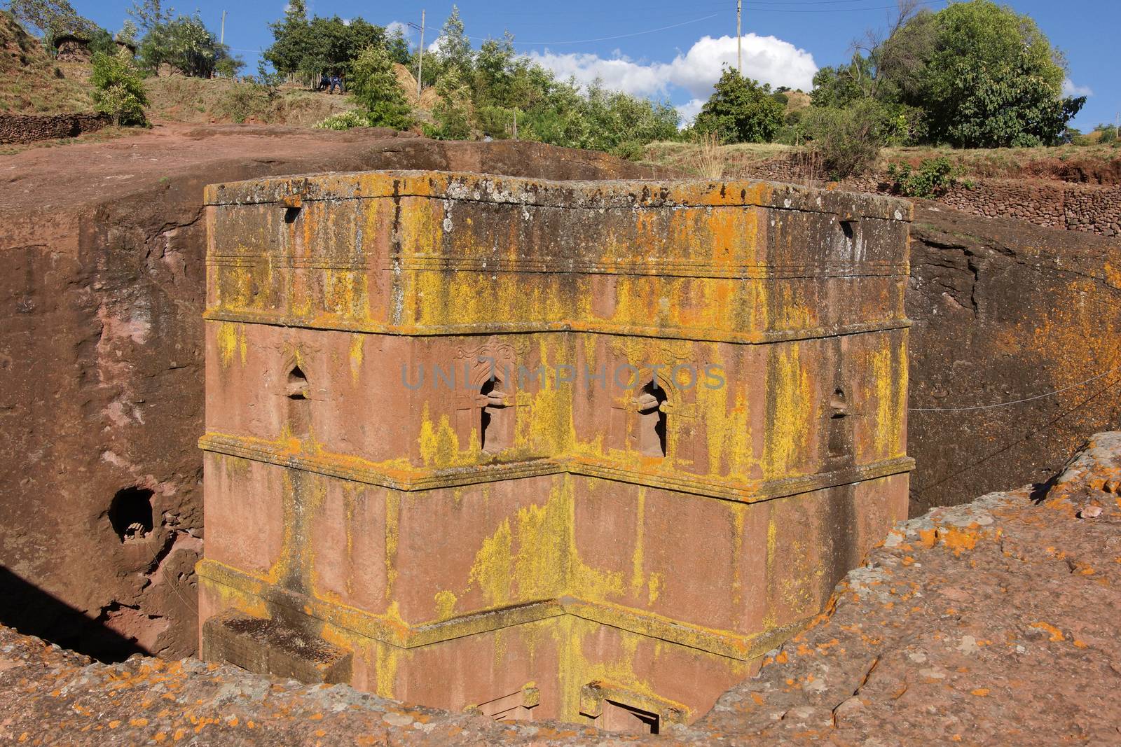 Monolithic church Saint George, Lalibela, Ethiopia, Africa
