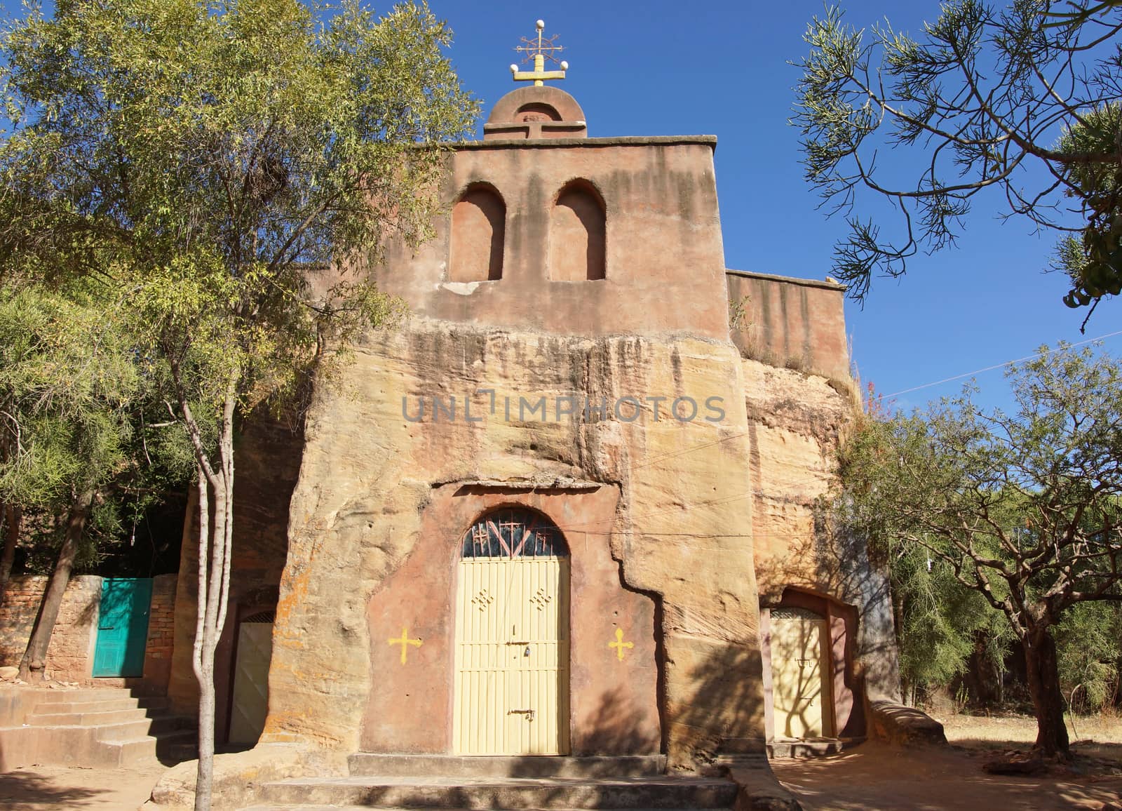 Monolithic church Wukro Cherkos, Tigray, Ethiopia, Africa
