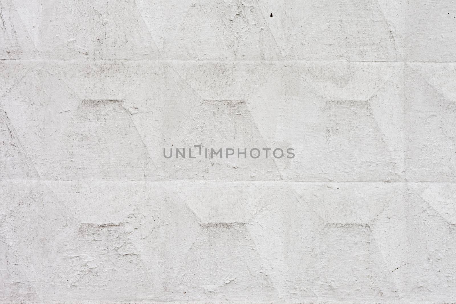 Grungy white concrete wall background by H2Oshka