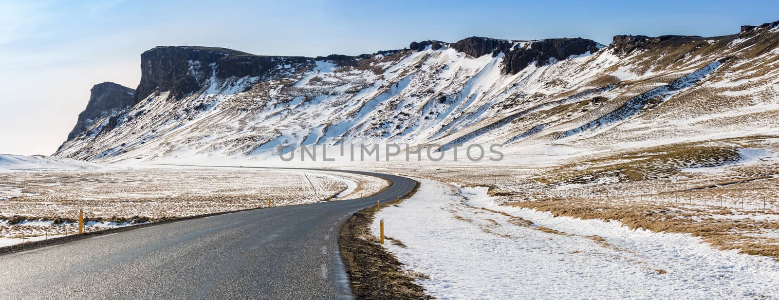 Road Winter Mountain Iceland by vichie81