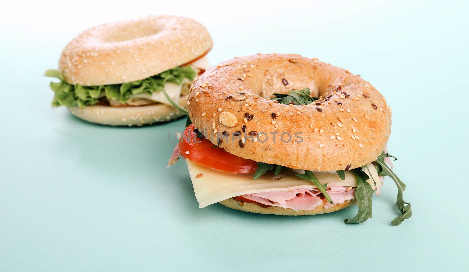 Bagel sandwich by rufatjumali