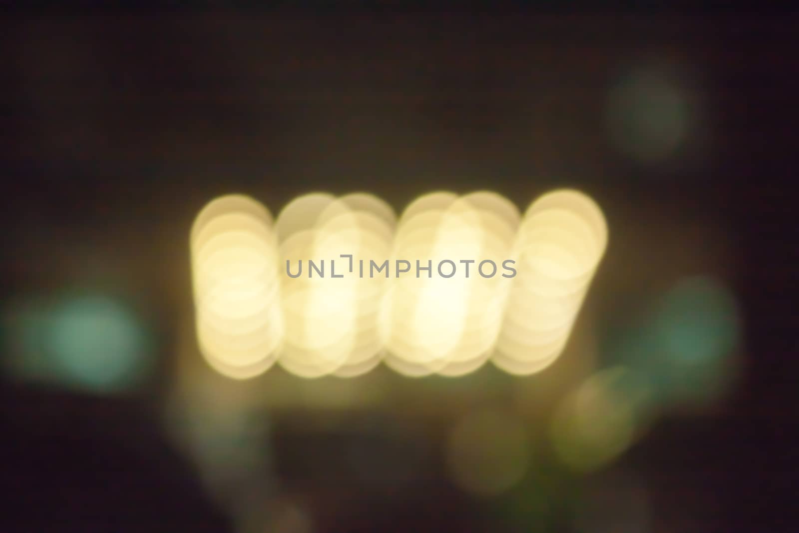 City night background in Kiev out of  focus