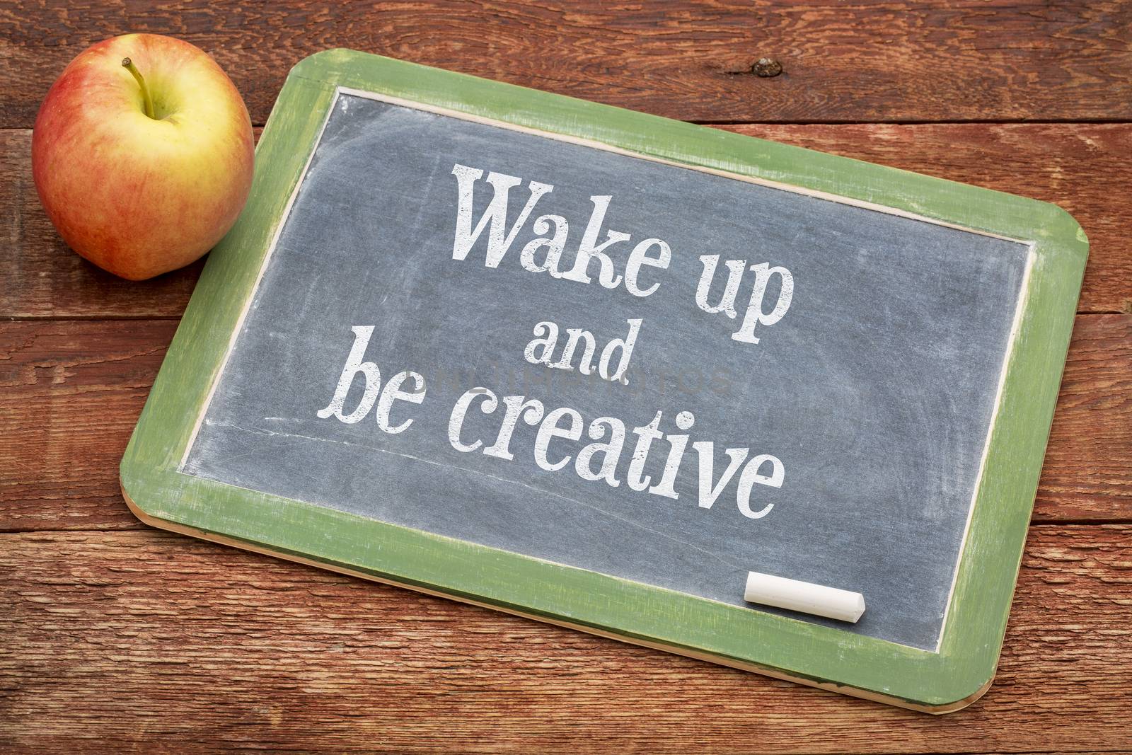 Wake up and be creative on blackboard by PixelsAway