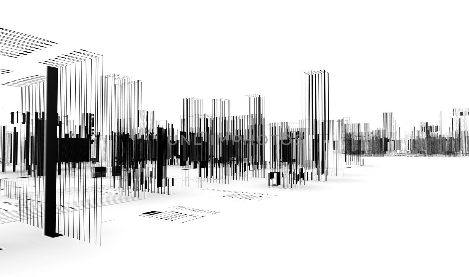 abstract architecture.City blueprint.
