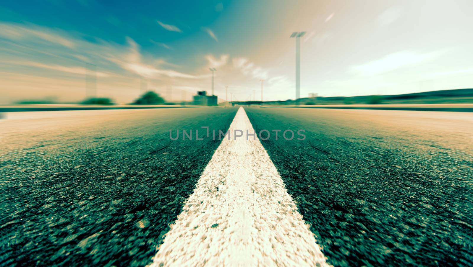 Road background. Asphalt and road stripes detail
