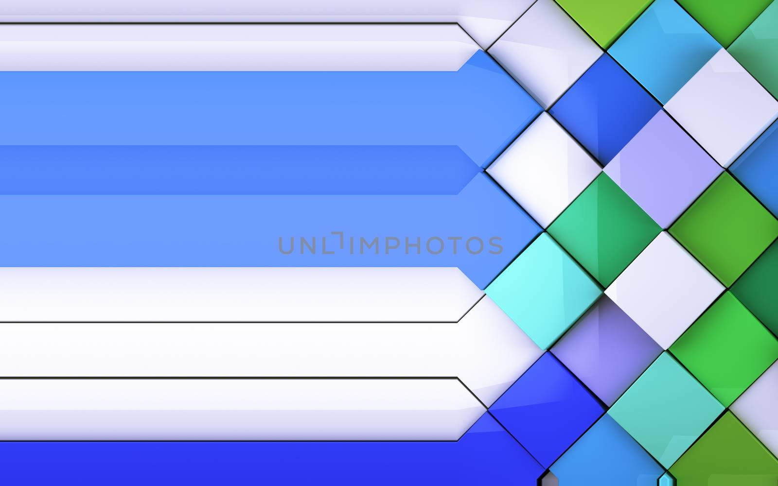 Multicolored tiles wall background