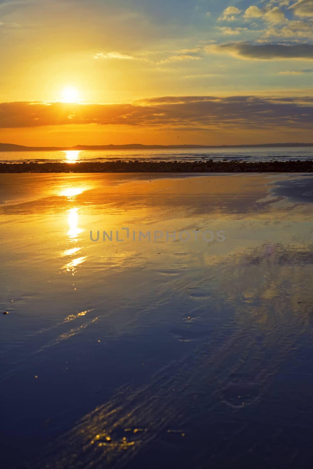 beal beach reflections by morrbyte