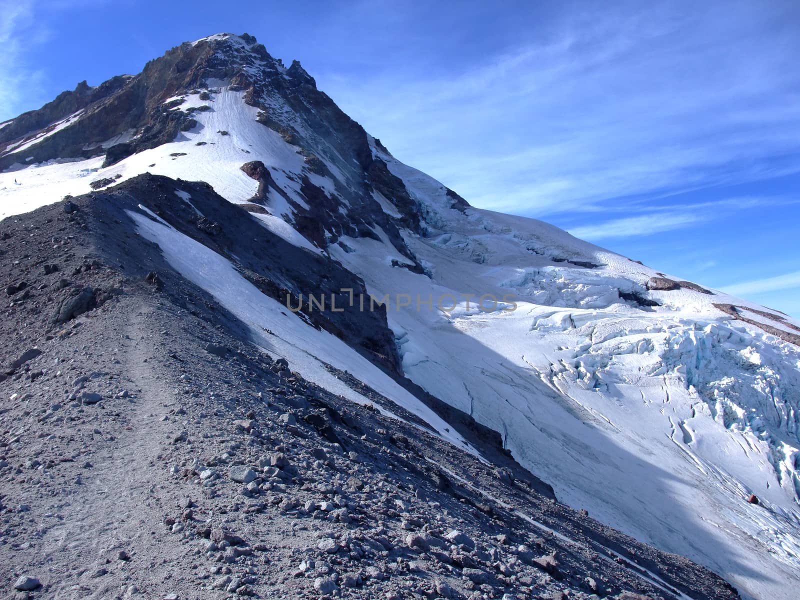 Cooper Spur trail on Mt. Hood, Oregon