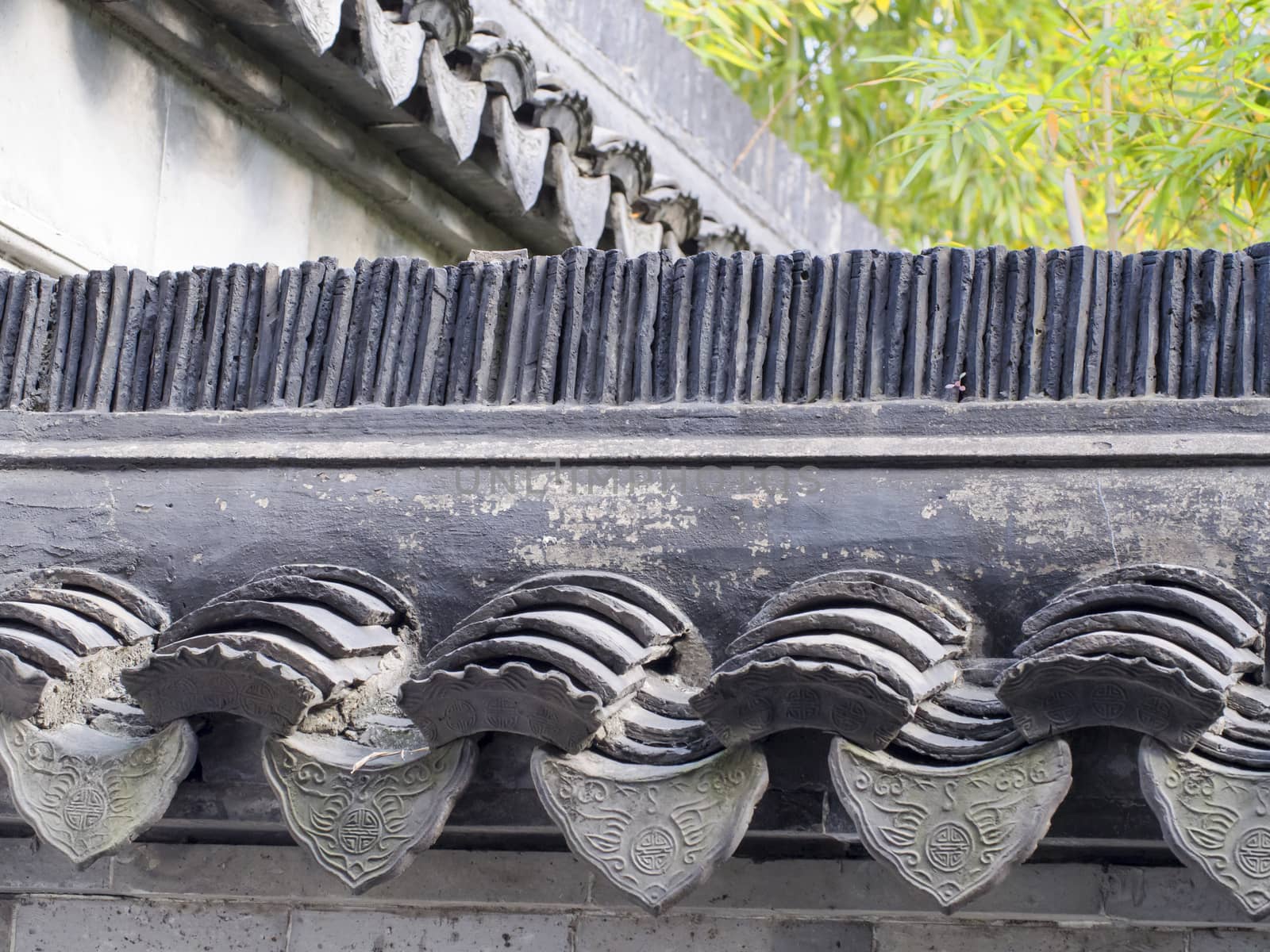 An ancient building in Hangzhou, China