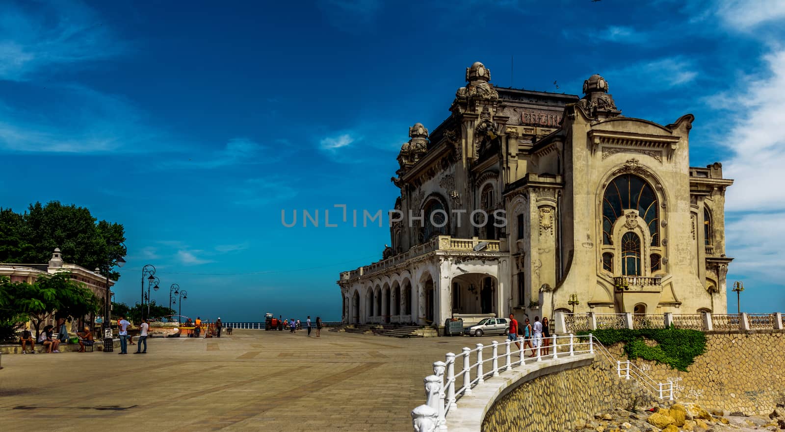 Old casino building in Constanta, Romania.