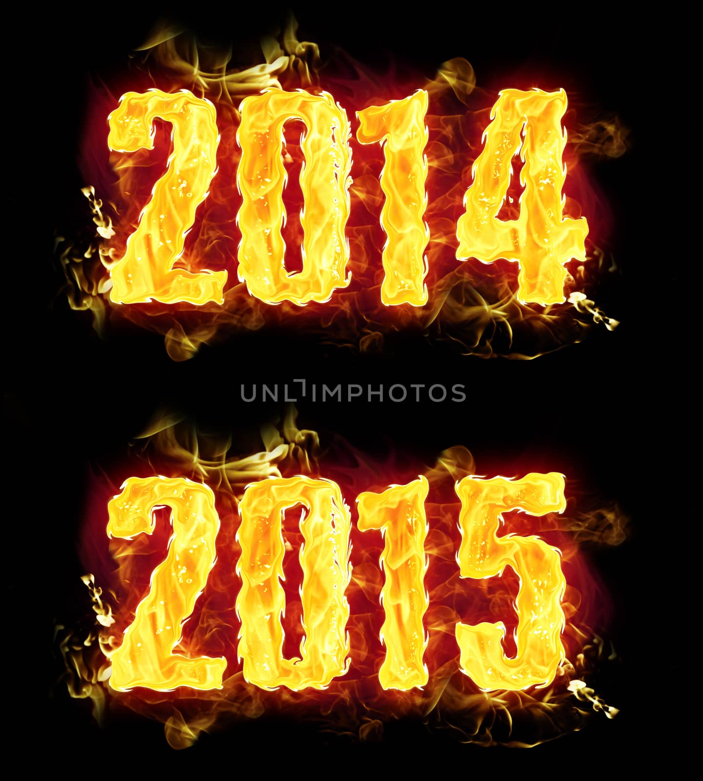 2014 2015 text words on fire. 