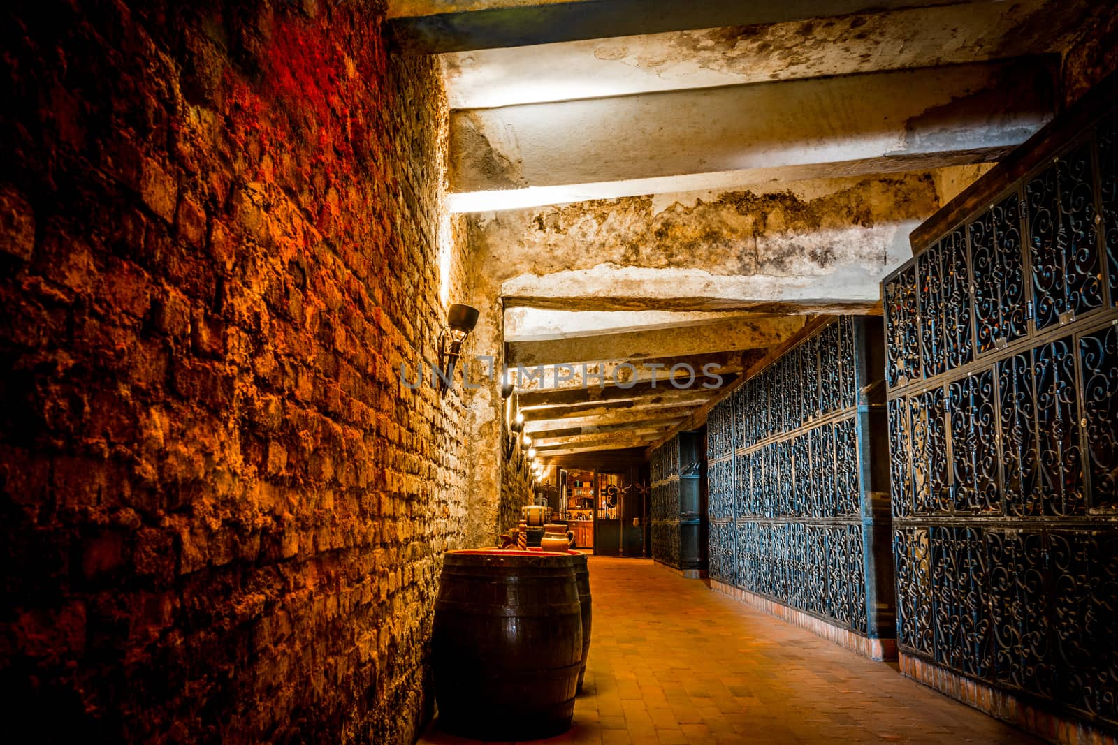 Wine cellar entrance, Recas Romania.