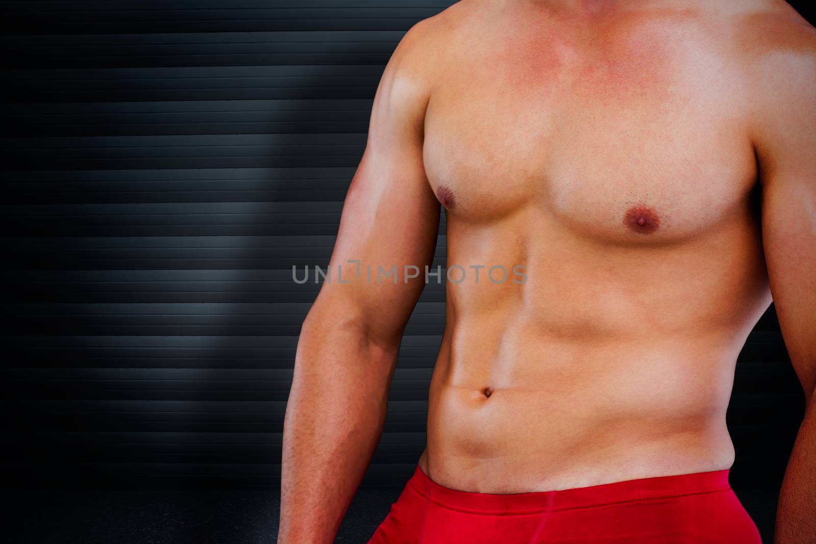 Composite image of bodybuilder  by Wavebreakmedia