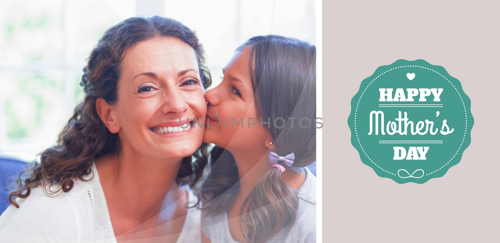 Composite image of mothers day greeting by Wavebreakmedia