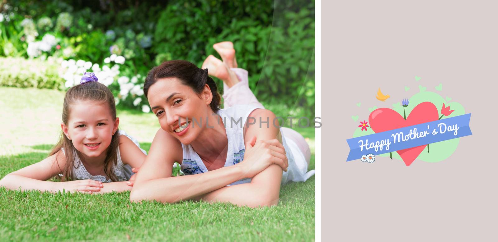 Composite image of mothers day greeting by Wavebreakmedia