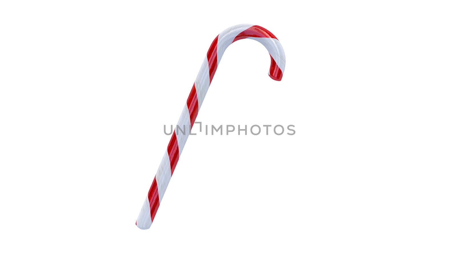 Candy Canes on White Background,  nice space for copy