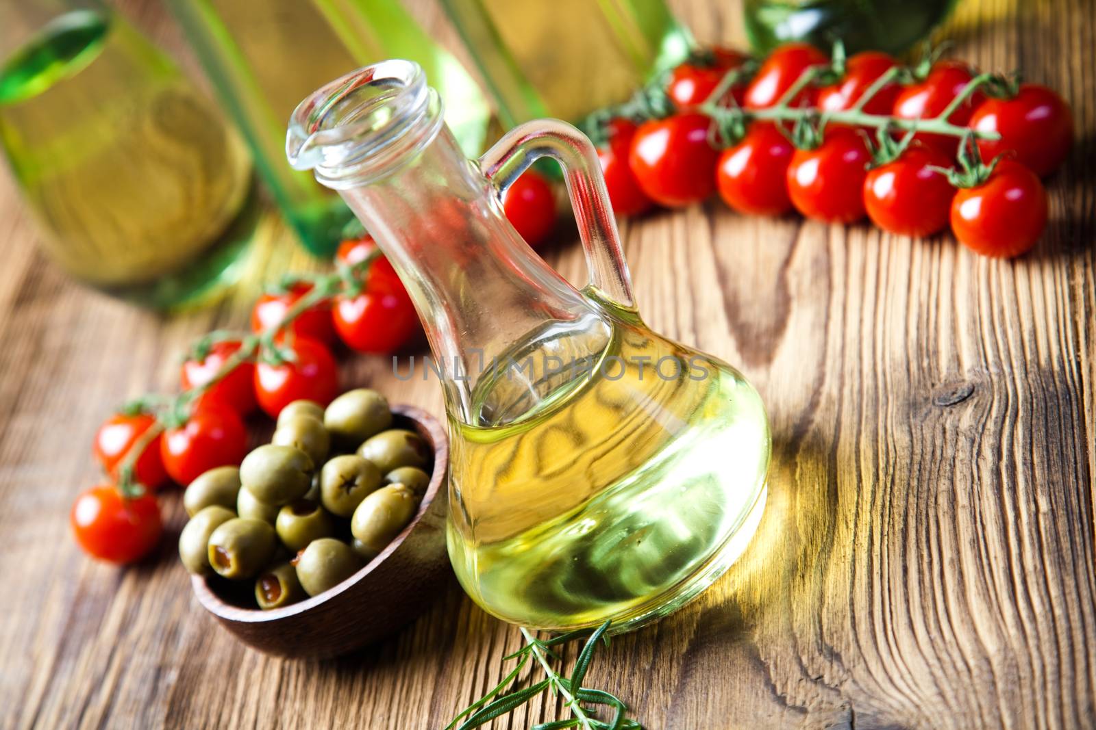 Extra Virgin Olive Oil, Mediterranean rural theme