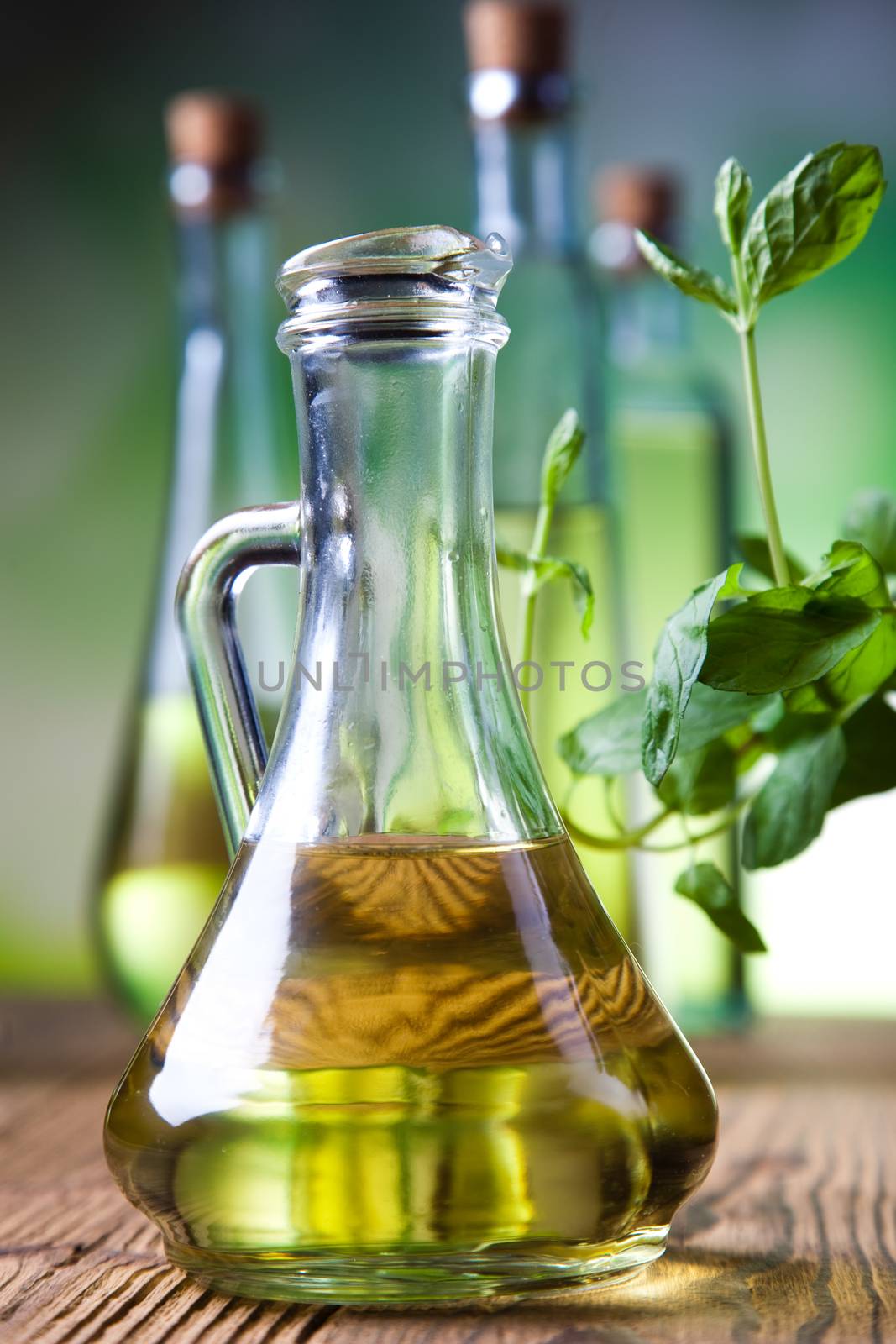 Fresh olive oil, Mediterranean rural theme