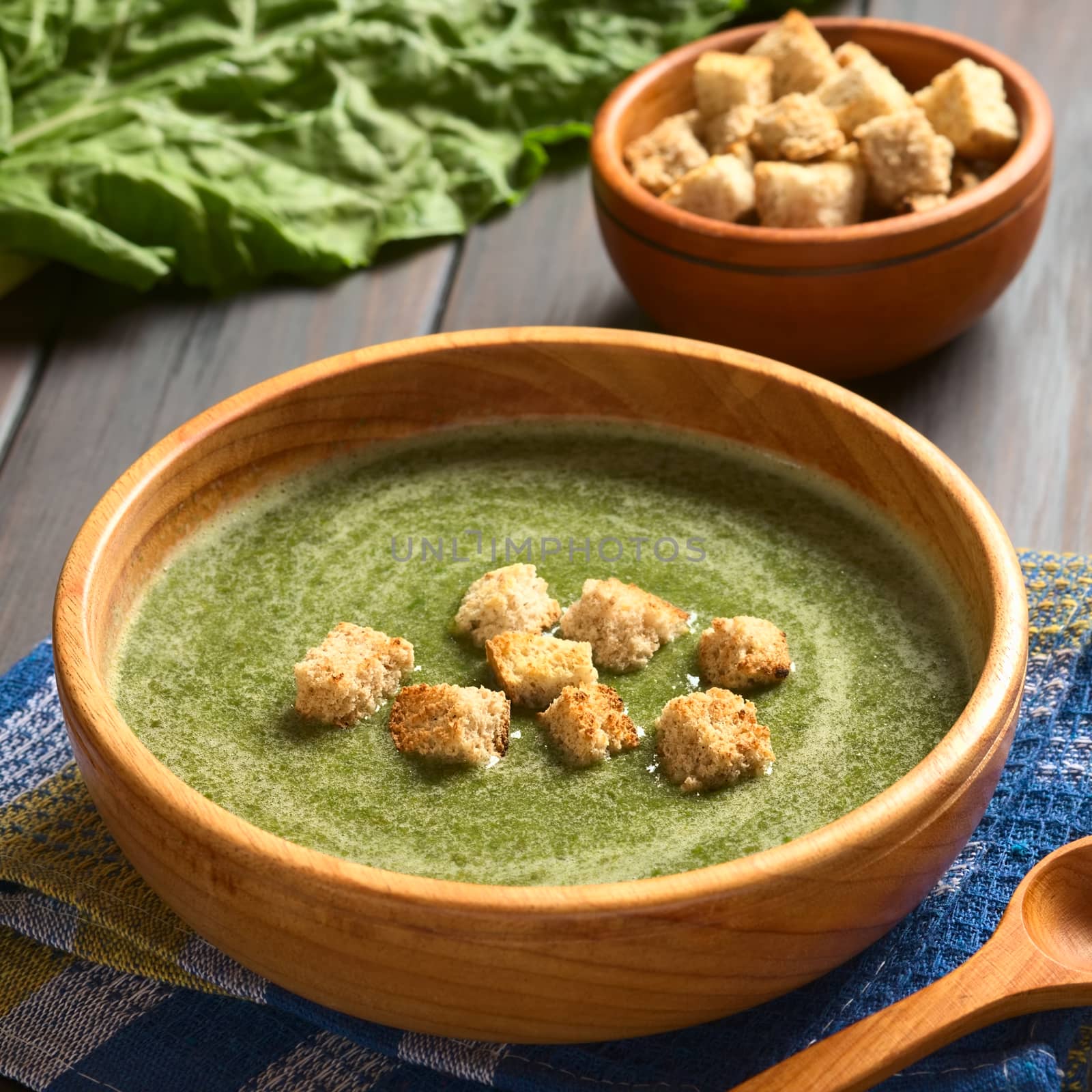 Cream of Chard Soup with Croutons by ildi